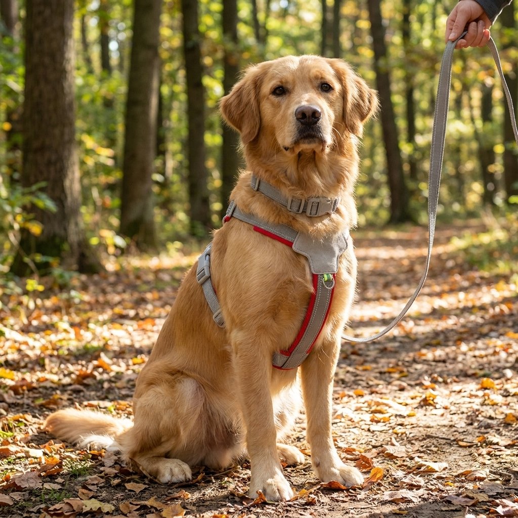 Dog Harness – No-Pull Design for Walking and Travel