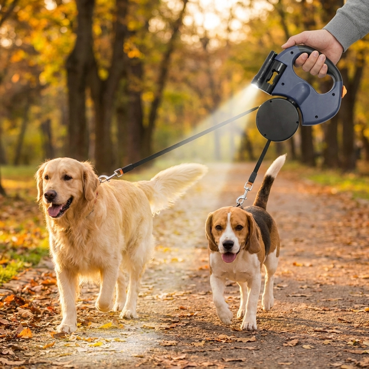 Double Dog Leash