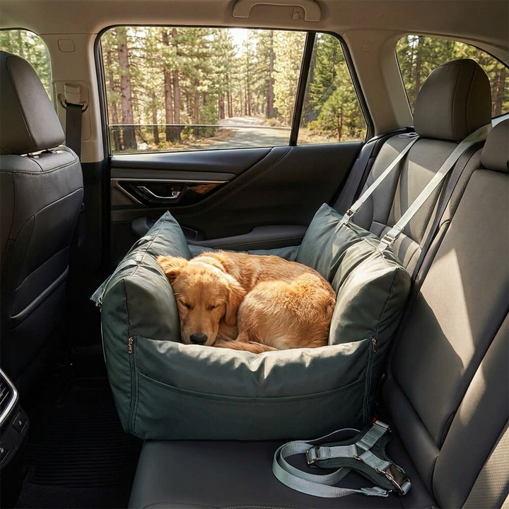Waterproof Travel Dog Car Seat Bed
