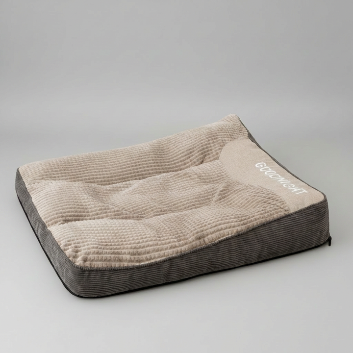 Orthopaedic Scratch-Resistant Dog Cushion Bed with Spine Support
