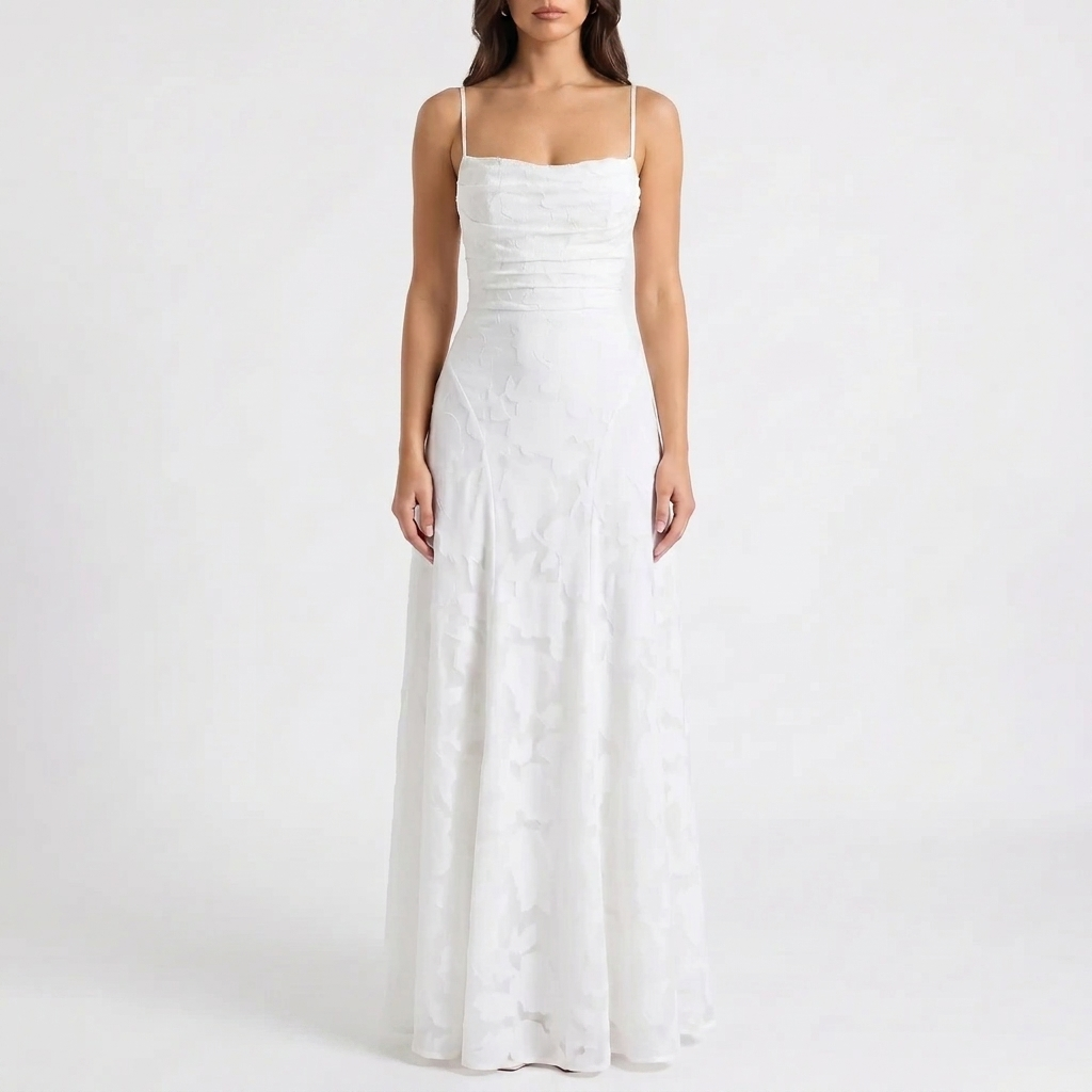 Women’s Floral Lace Maxi Dress