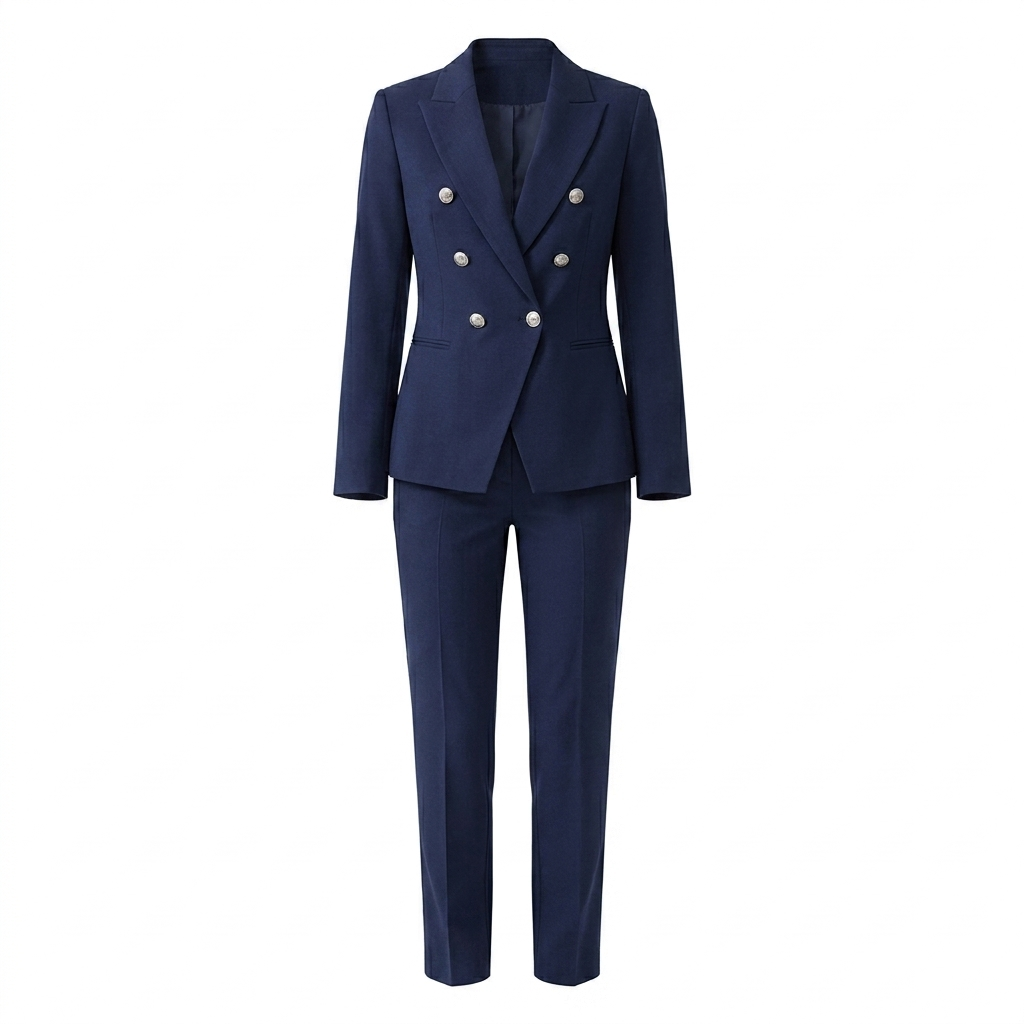 Two-Piece Blazer And Trouser Set