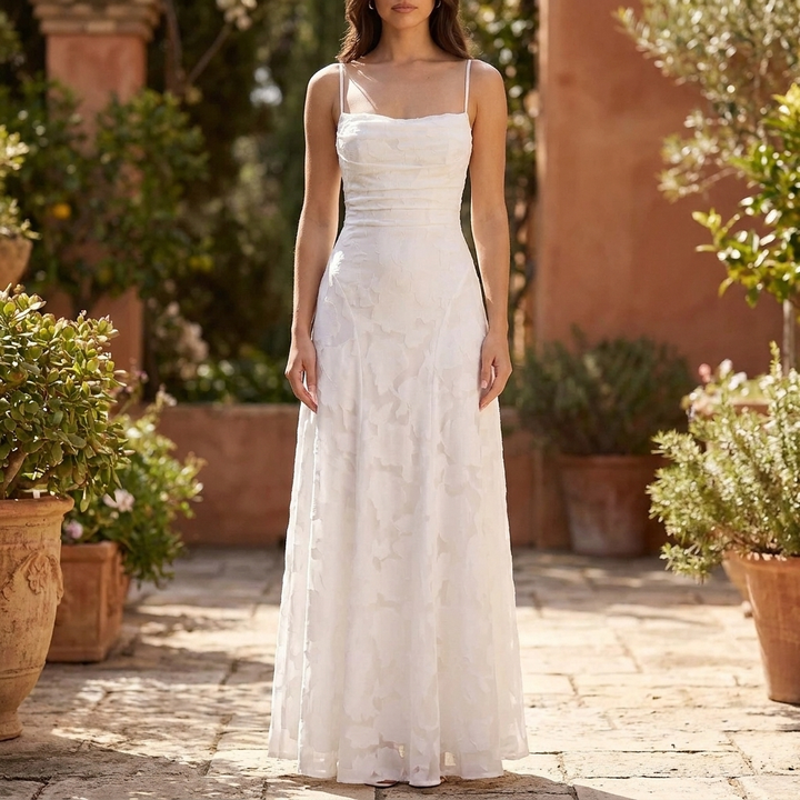 Women’s Floral Lace Maxi Dress