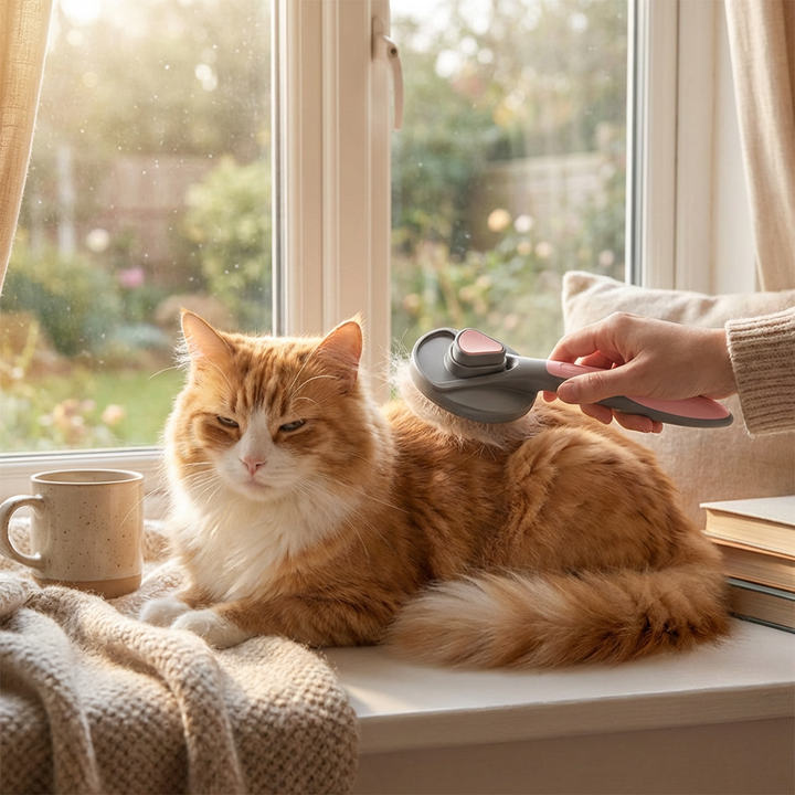 Click Click Easy To Clean Pet Comb & Brush