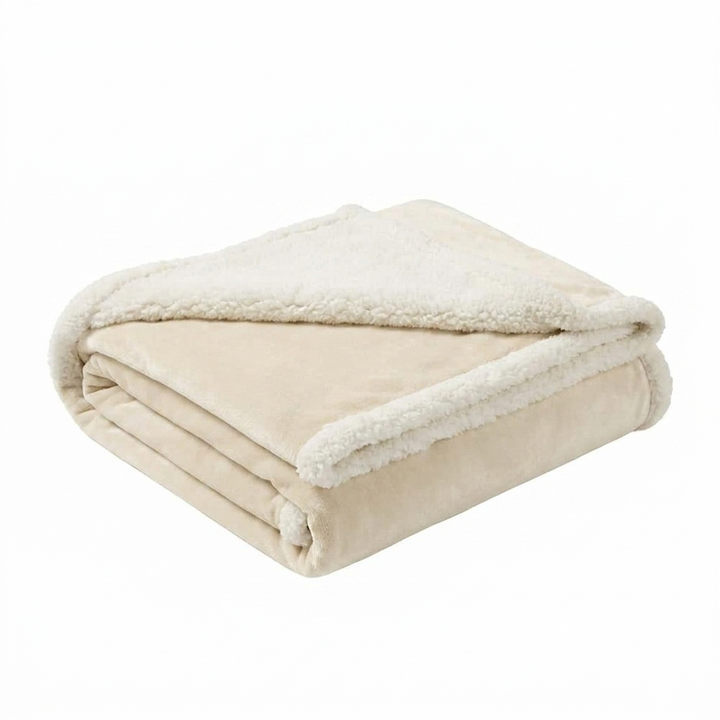 Waterproof Flannel Sherpa Fleece Thickened Dog Blanket