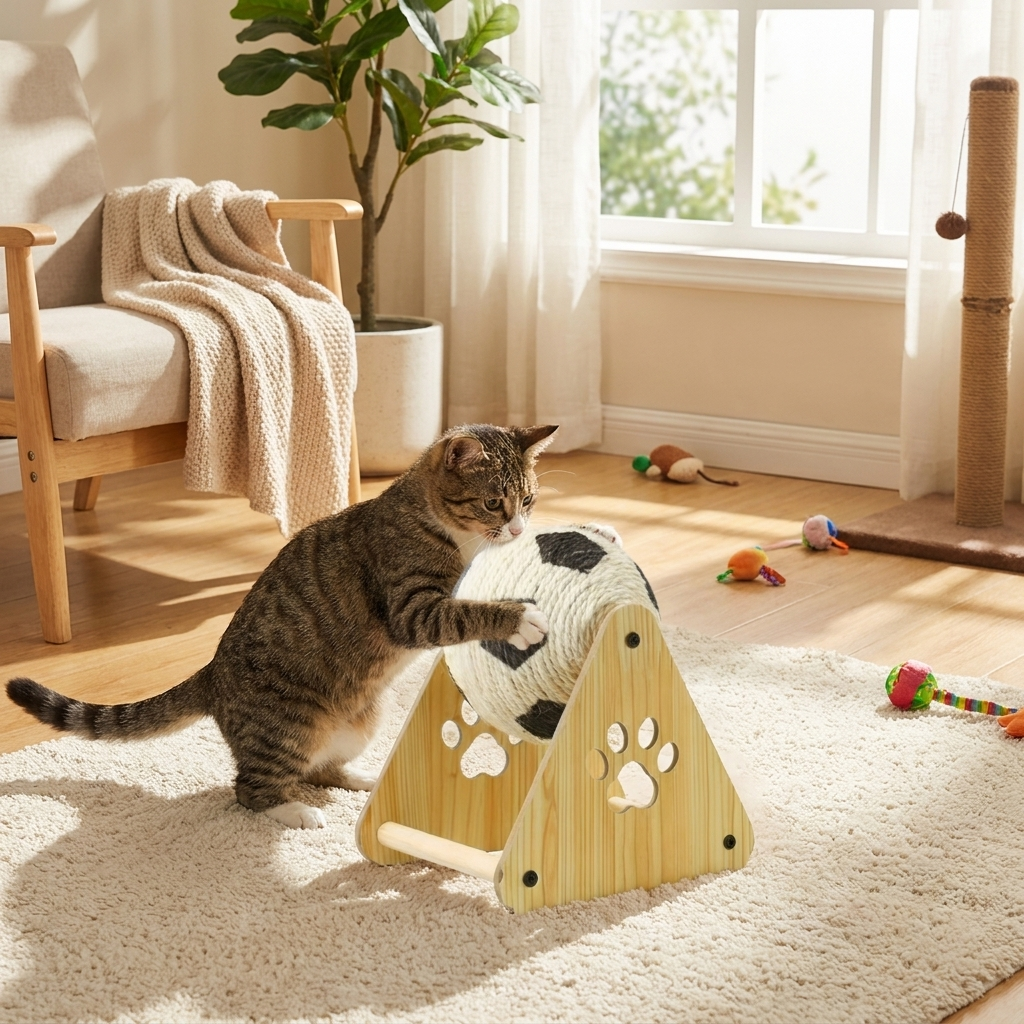 Hemp Rope Cat Scratching Ball