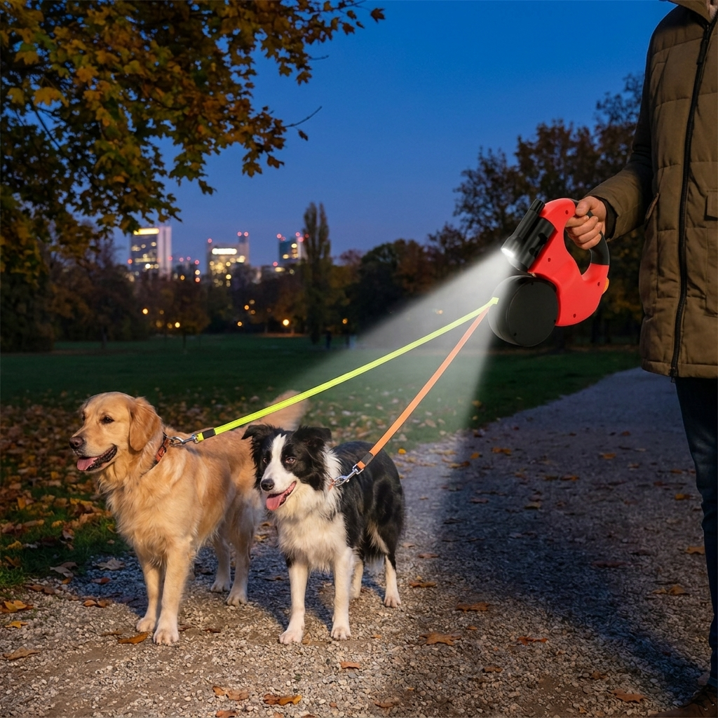 Dual Walk Leash for Two Dogs