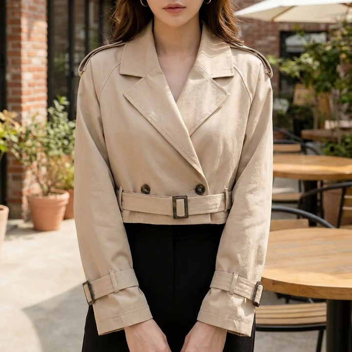 Belt Loop Trench Coat Brings Casual Elegance to Transitional Seasons