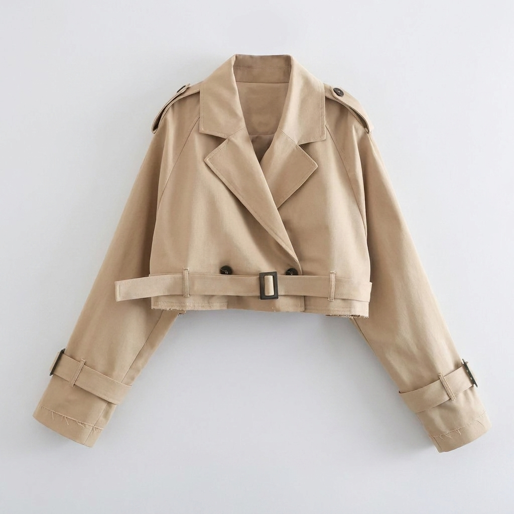 Belt Loop Trench Coat Brings Casual Elegance to Transitional Seasons