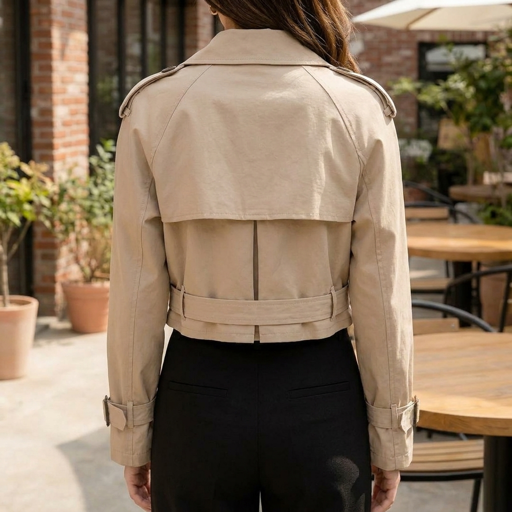 Belt Loop Trench Coat Brings Casual Elegance to Transitional Seasons