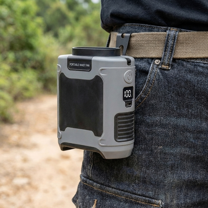 10000 mAh Outdoor Portable Waist Fan