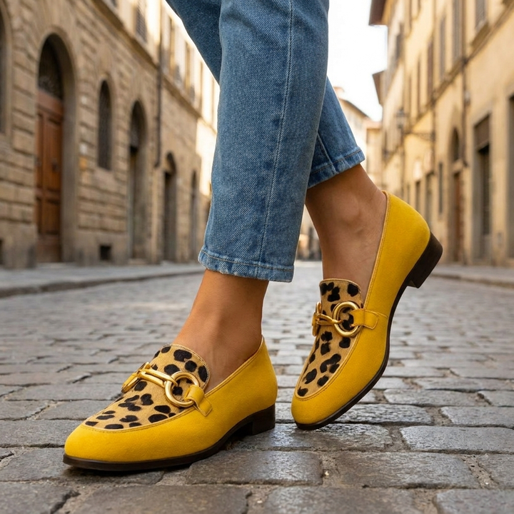 Accent Animal Print Slip‑Ons – Trendy Everyday Slippers