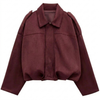 Addison Cropped Zip‑Up Bomber Jacket – Stylish Everyday Layer