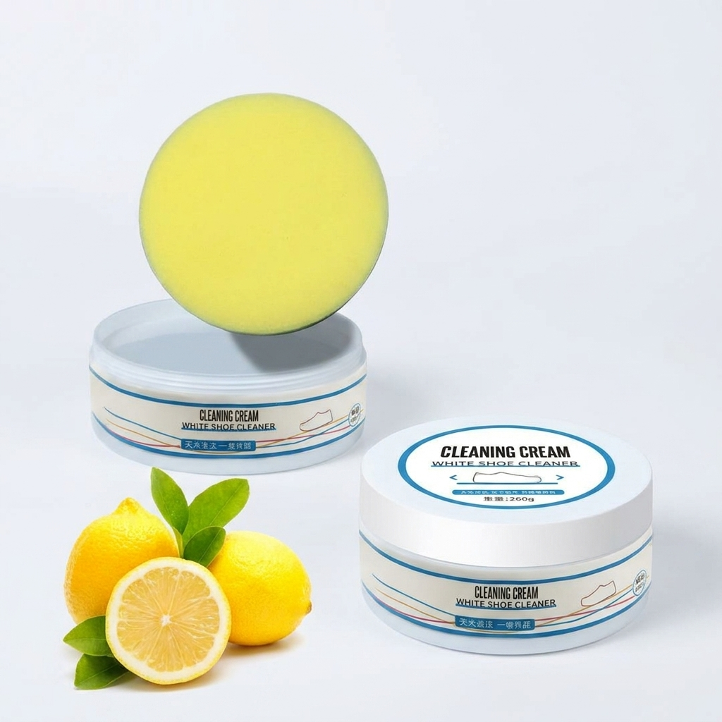 All‑Purpose White Shoes Cleaner Cream – 100 g Water‑Free Shoe Care