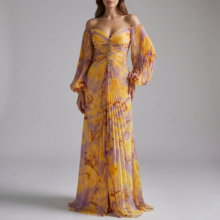 Women’s Lace V‑Neck Wedding Guest Dress
