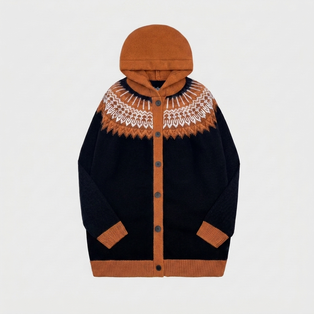 Hooded Casual Cardigan