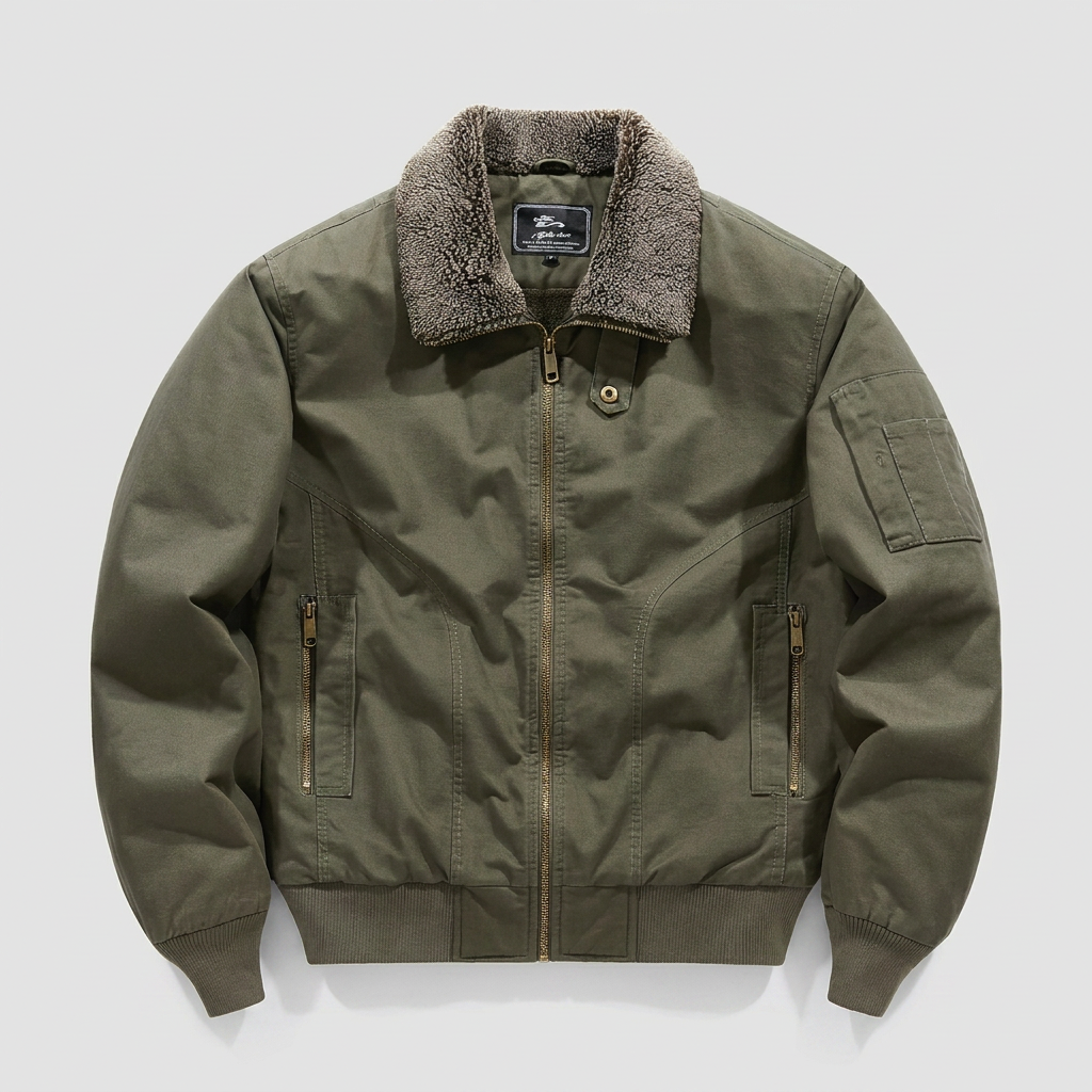 Zip-Up Bomber Jacket