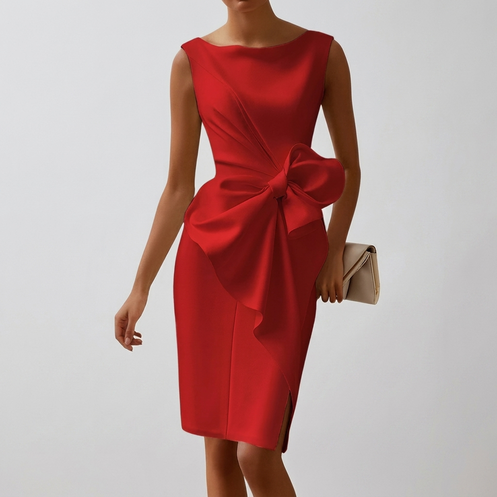 Women's Chic Sleeveless Midi Dress