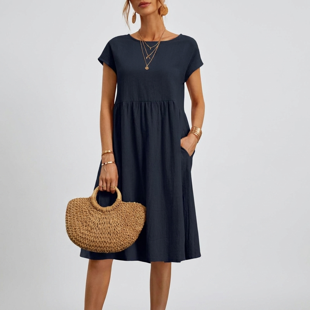 Women's Casual Summer Dress with Pockets