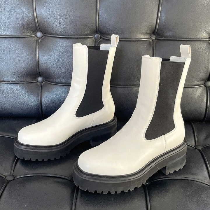Charmed Elastic‑Panel Ankle Boots