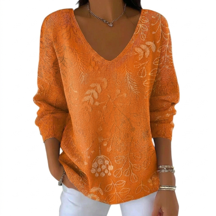 Chic V‑Neck Sophisticated Top