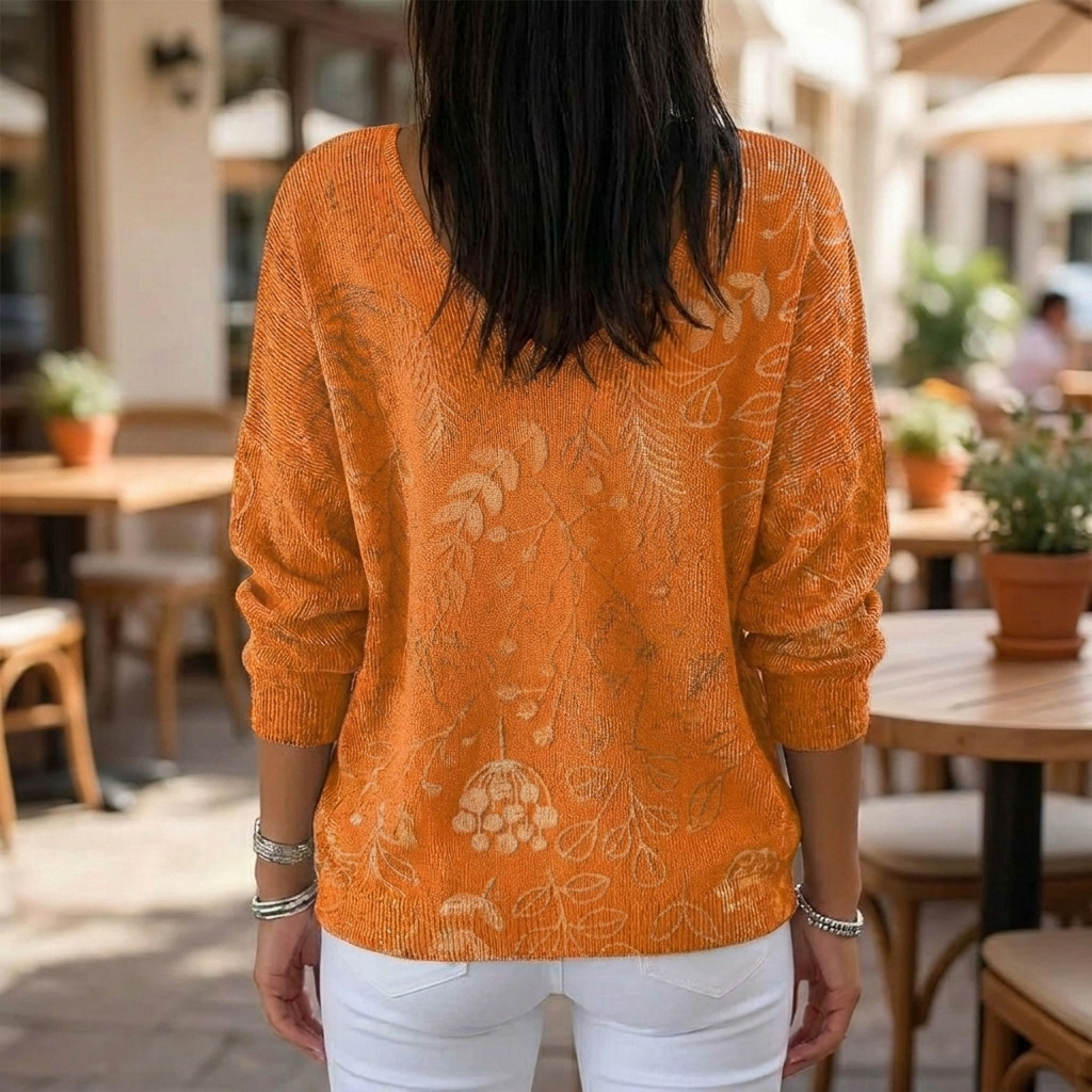 Chic V‑Neck Sophisticated Top