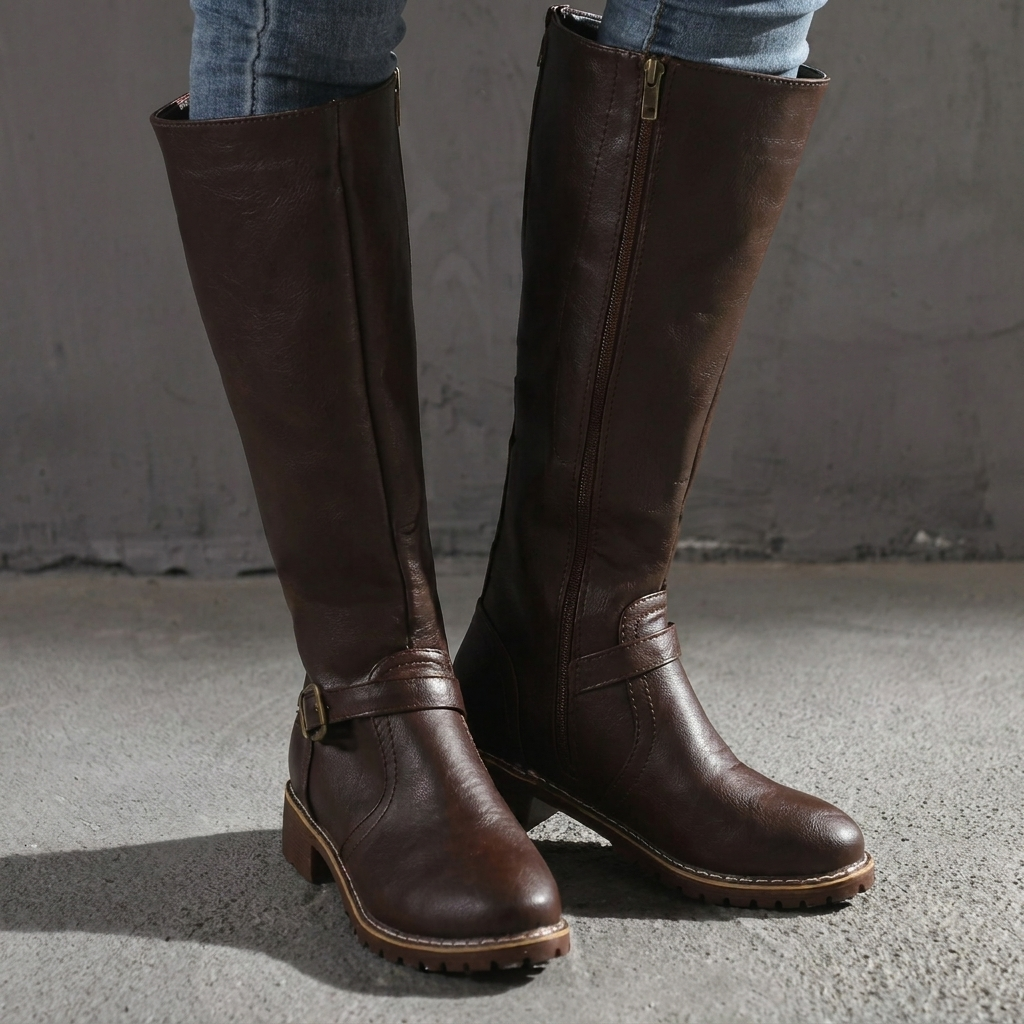 Knee‑High Riding Boots