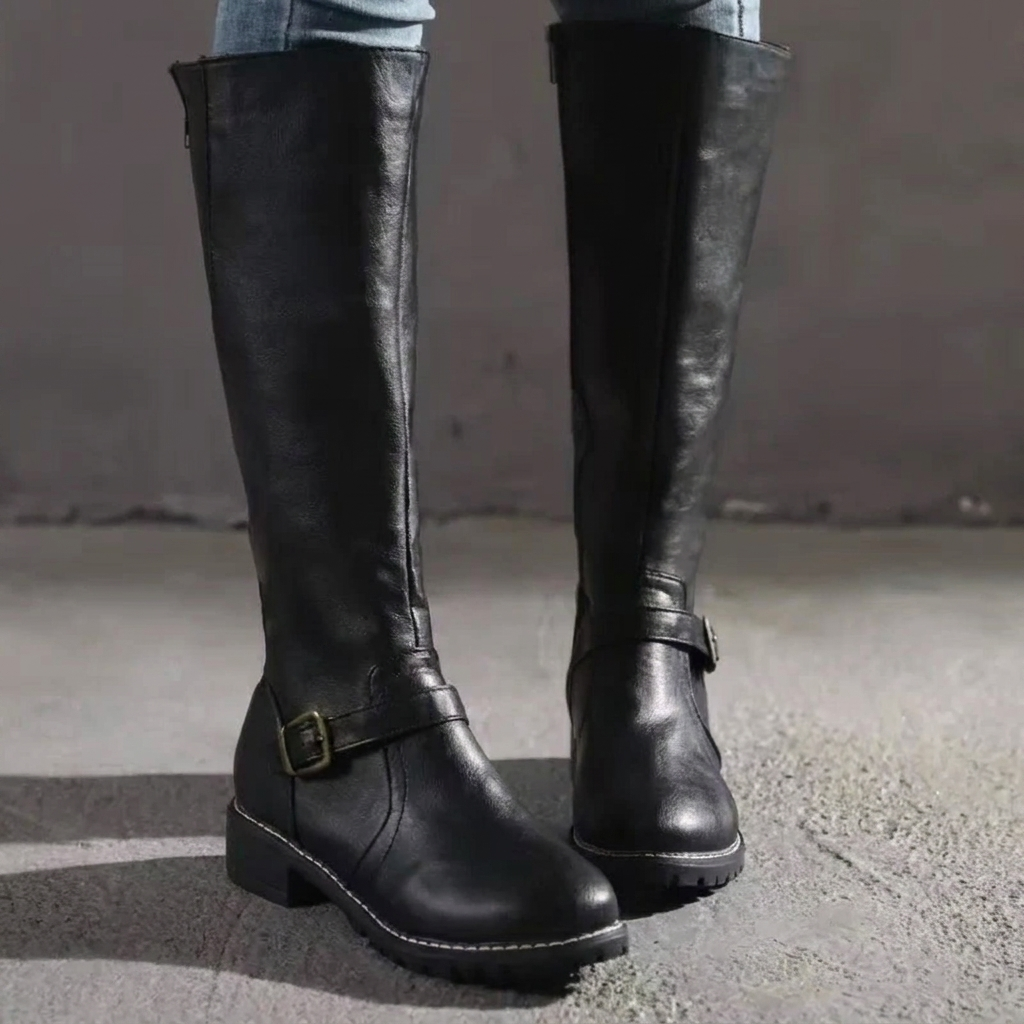 Knee‑High Riding Boots