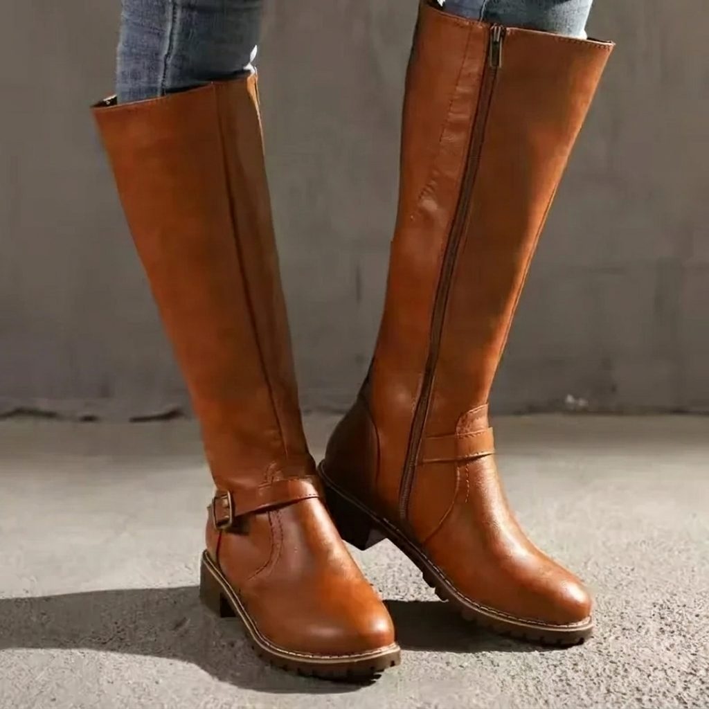 Knee‑High Riding Boots