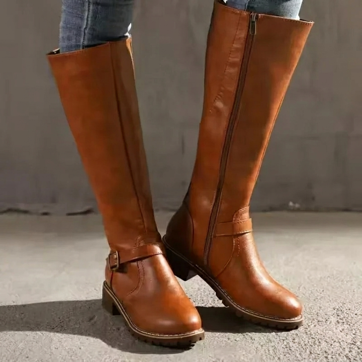 Knee‑High Riding Boots