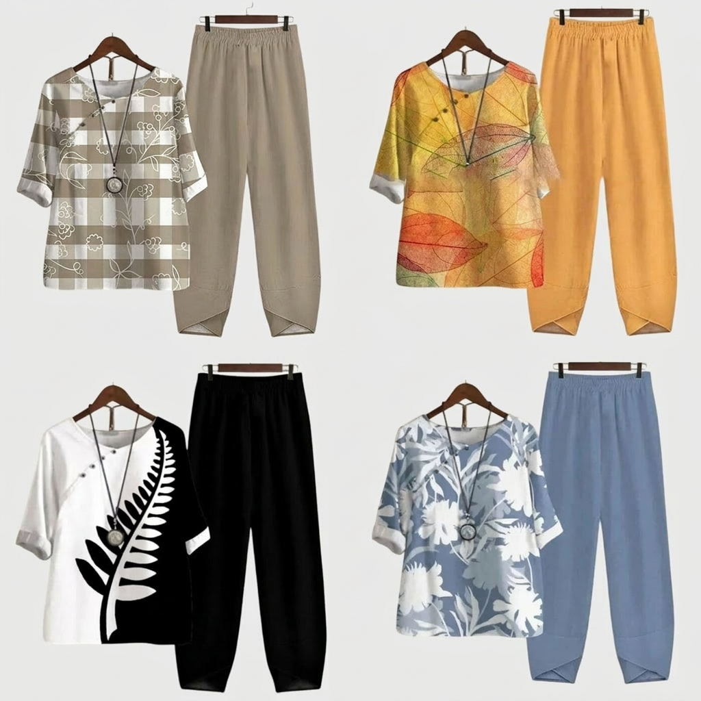 Relaxed Fit Two‑Piece Set