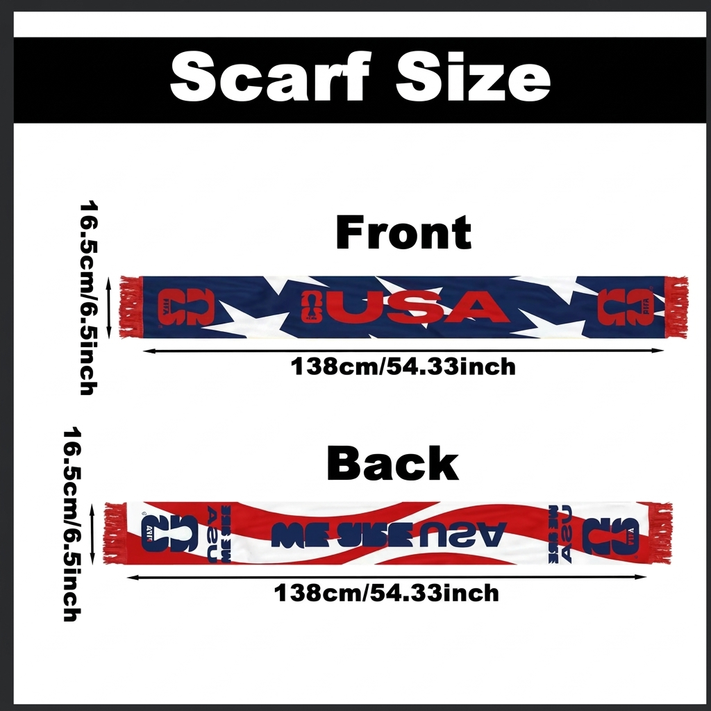 World Cup Soccer Fan Scarf