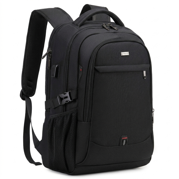 Waterproof laptop and travel backpack with organized compartments
