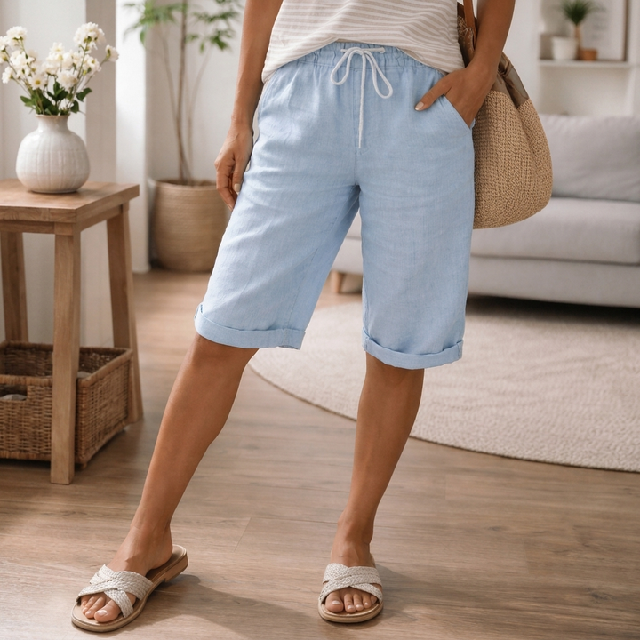 Women's Shorts Adjustable Drawstring