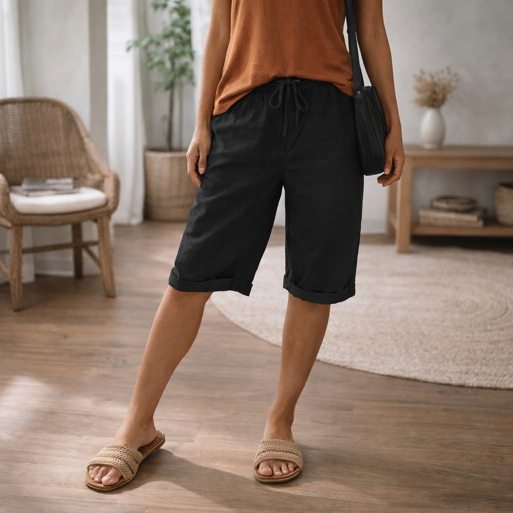 Women's Shorts Adjustable Drawstring