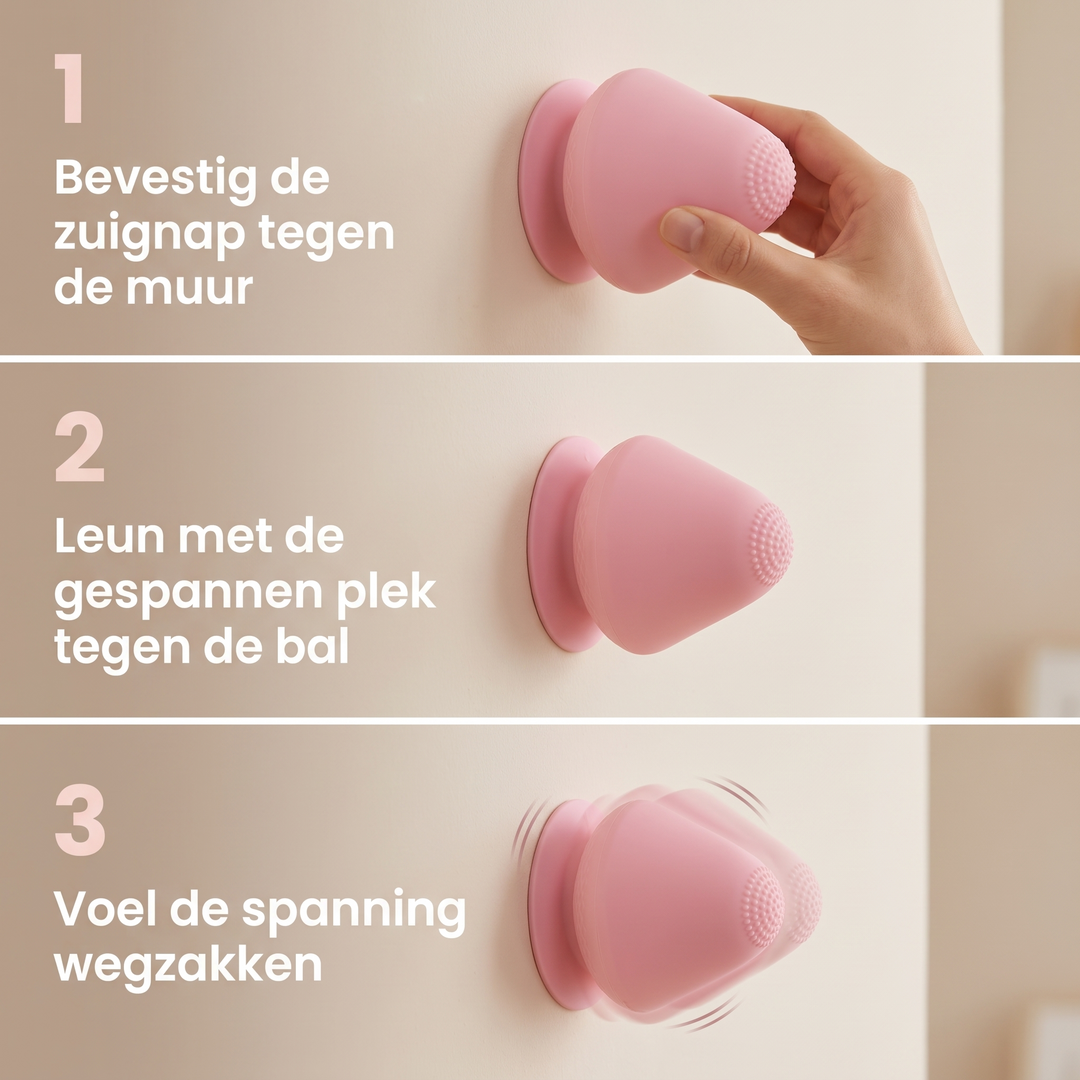 Trigger Point Wall Massager with Heat and Vibration