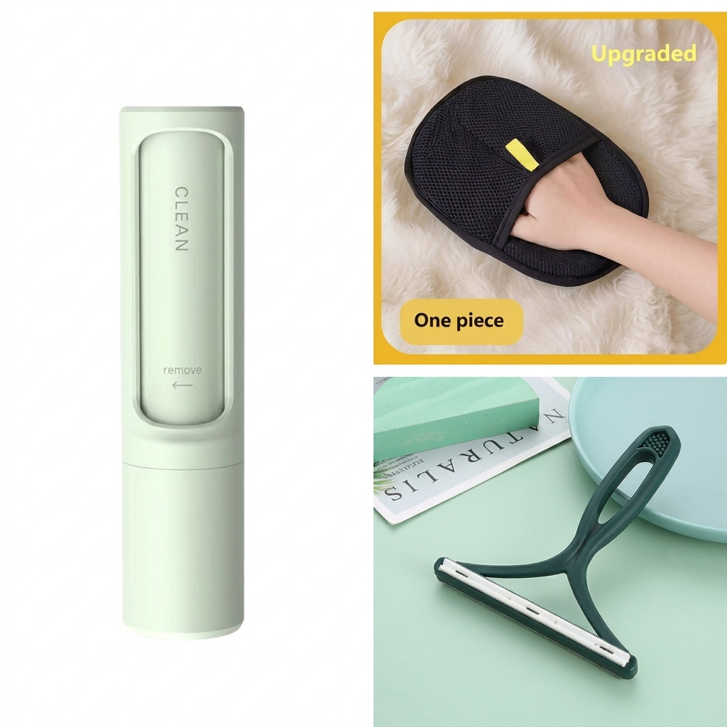 Portable Self-Cleaning Pet Fur Remover Tool