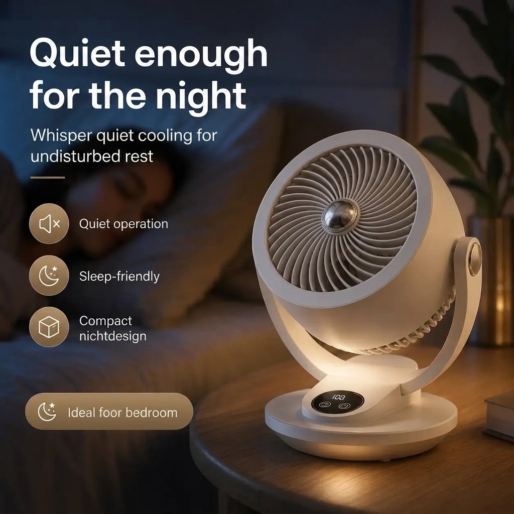 Silent High‑Power Air Circulation Fan