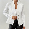 Women’s Lapel Stand Collar Blazer Jacket