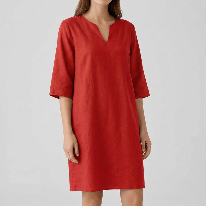 Women's Vintage Style Half Sleeve Midi Dress