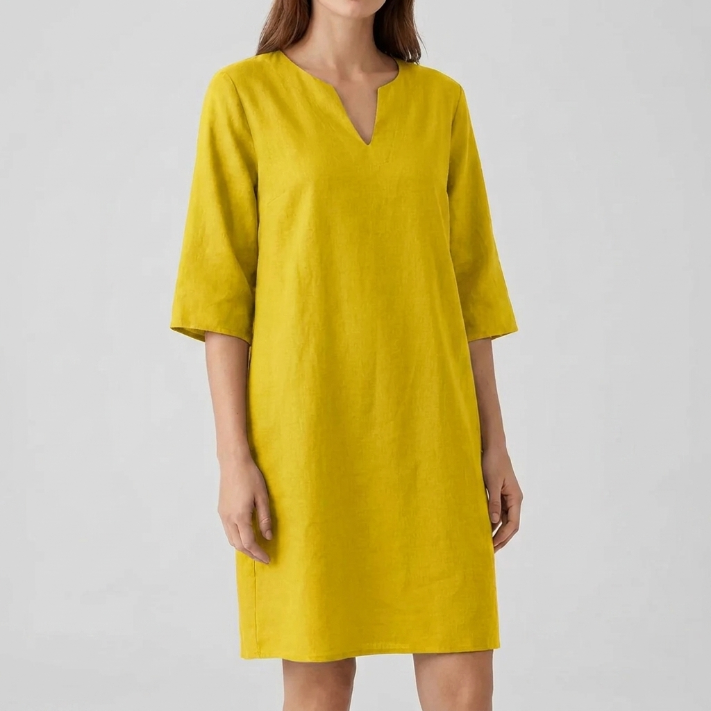 Women's Vintage Style Half Sleeve Midi Dress