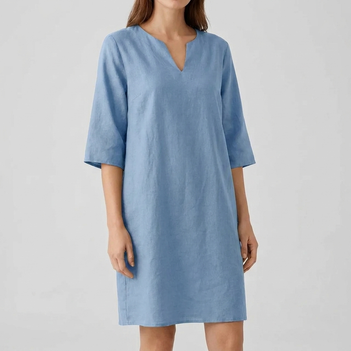 Women's Vintage Style Half Sleeve Midi Dress