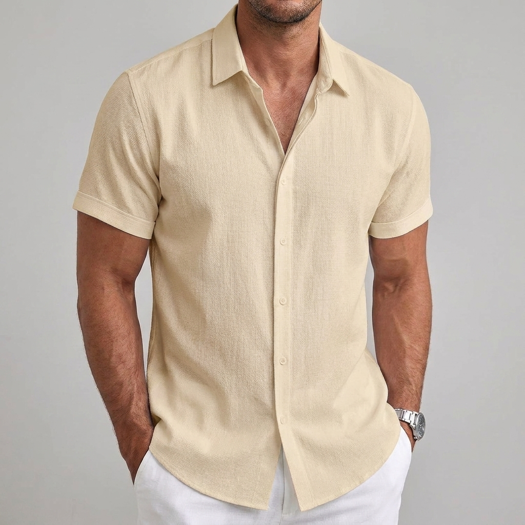 Men's Comfortable Loose Fit Crew Neck T-Shirt