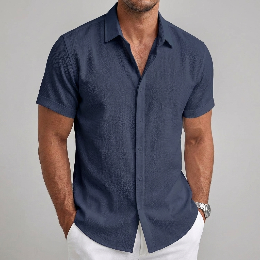 Men's Comfortable Loose Fit Crew Neck T-Shirt