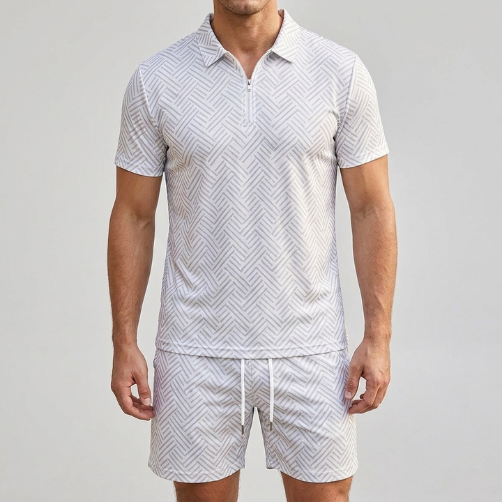 Men's Fashion Summer Leisure Two Piece Set