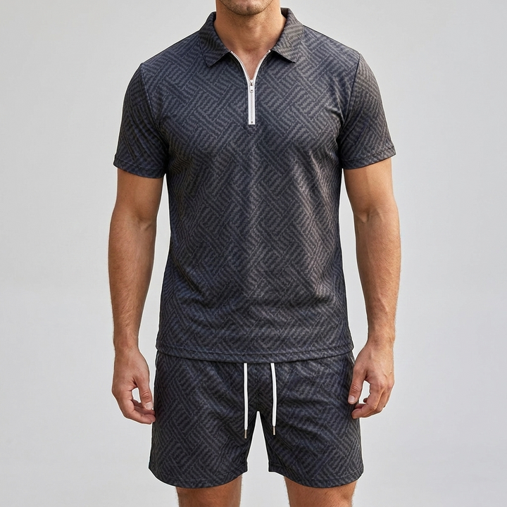 Men's Fashion Summer Leisure Two Piece Set