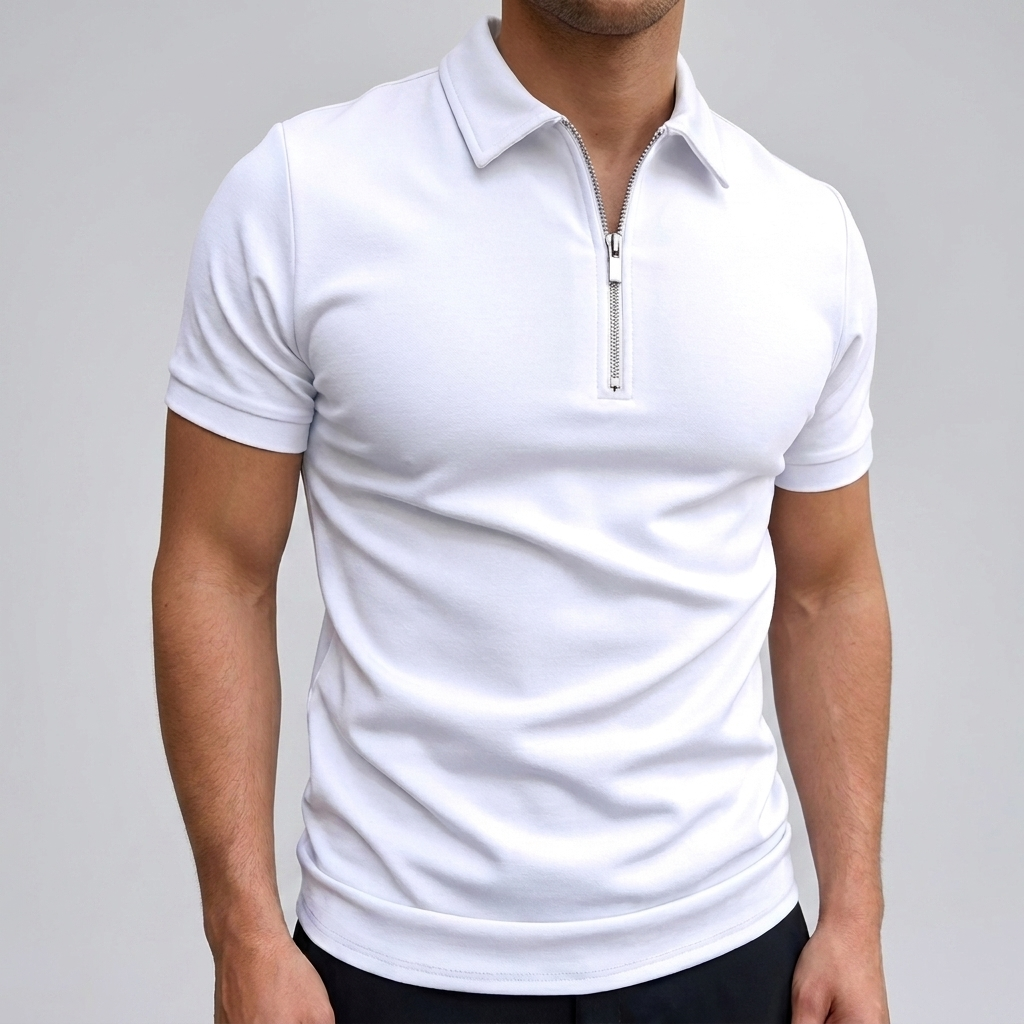 Men's Fashion Short Sleeve Polo Top
