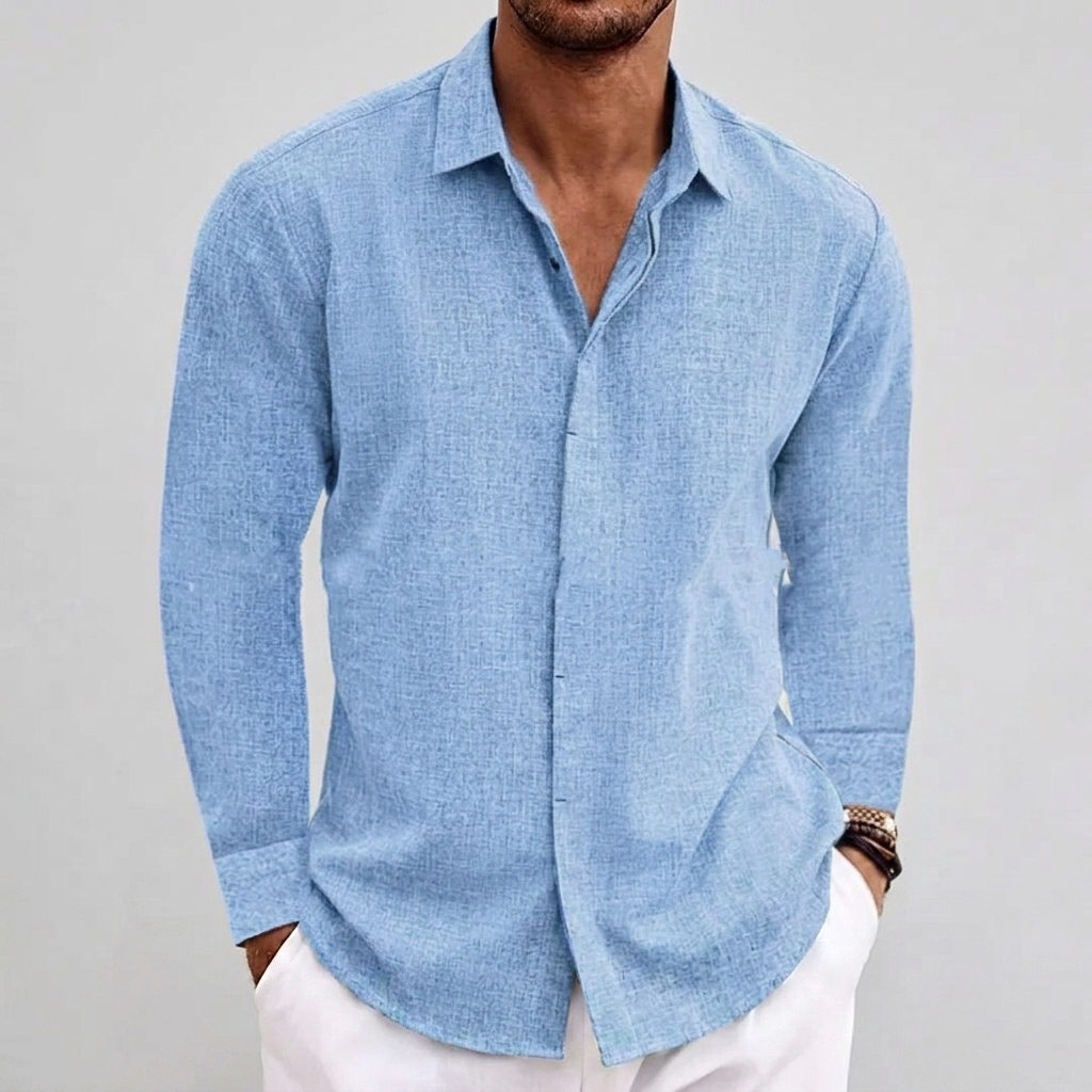 Men's Everyday Long Sleeve Undershirt Style T-Shirt