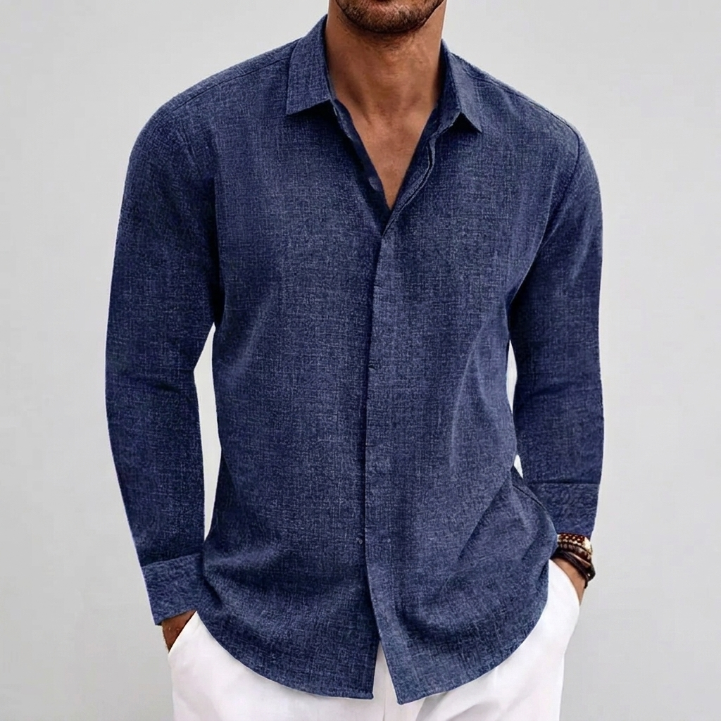 Men's Everyday Long Sleeve Undershirt Style T-Shirt