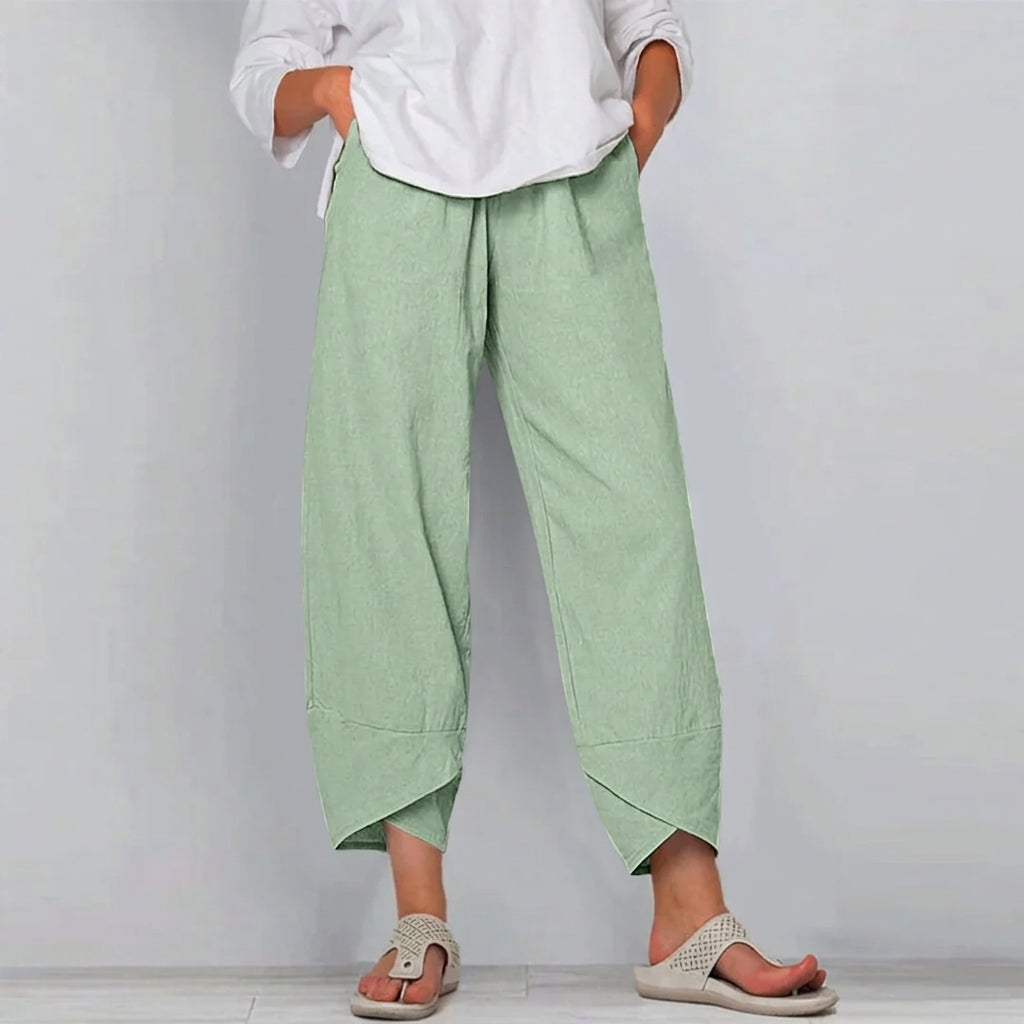 Women's Comfortable Wide Leg Casual Trousers